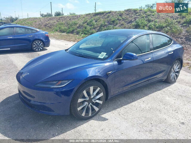 Синий Тесла Модель 3, объемом двигателя 0 л и пробегом 1 тыс. км за 29000 $, фото 3 на Automoto.ua