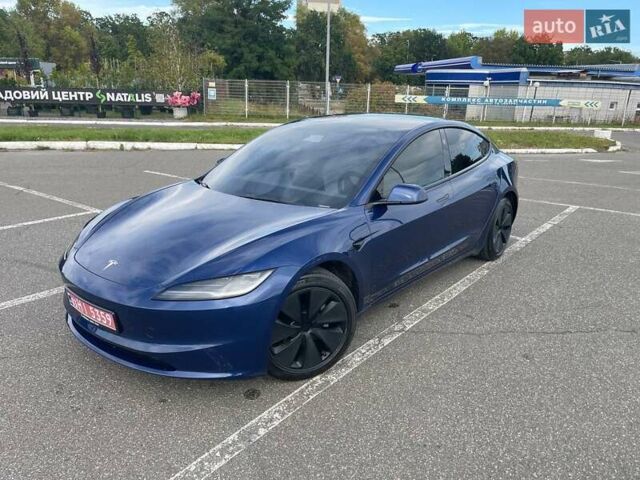 Тесла Модель 3 2024 у Києві на Automoto.ua Синій Тесла Модель 3, об'ємом двигуна 0 л та пробігом 41 тис. км за 35500 $, фото 1 на Automoto.ua