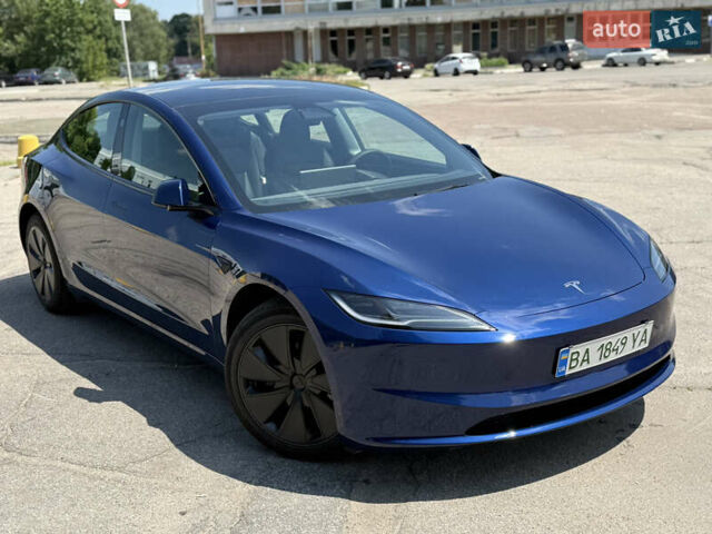 Синий Тесла Модель 3, объемом двигателя 0 л и пробегом 2 тыс. км за 34300 $, фото 1 на Automoto.ua