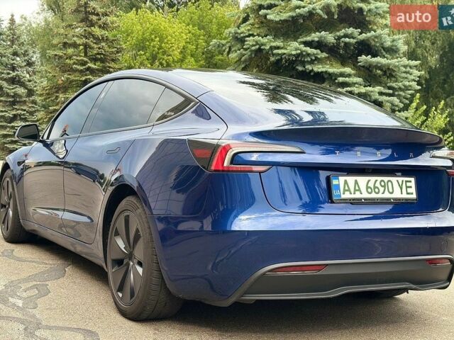 Синий Тесла Модель 3, объемом двигателя 0 л и пробегом 53 тыс. км за 26990 $, фото 3 на Automoto.ua