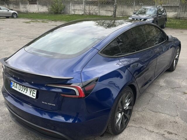 Синий Тесла Модель 3, объемом двигателя 0 л и пробегом 14 тыс. км за 23500 $, фото 5 на Automoto.ua