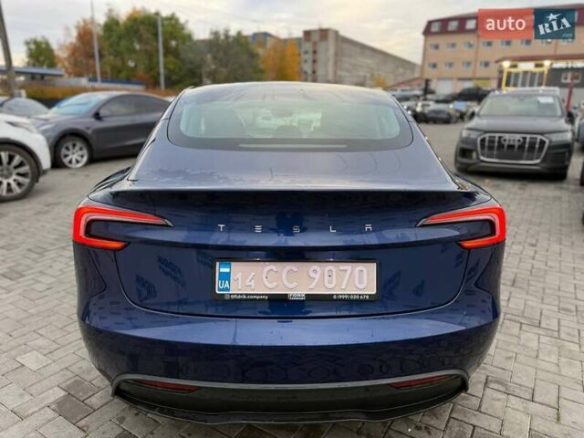 Синій Тесла Модель 3, об'ємом двигуна 0 л та пробігом 1 тис. км за 24900 $, фото 6 на Automoto.ua