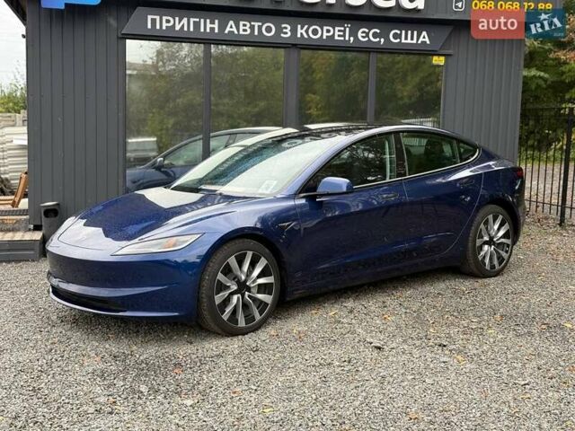 Синій Тесла Модель 3, об'ємом двигуна 0 л та пробігом 1 тис. км за 27500 $, фото 1 на Automoto.ua