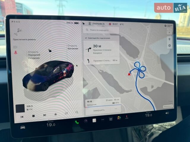 Синій Тесла Модель 3, об'ємом двигуна 0 л та пробігом 20 тис. км за 30900 $, фото 29 на Automoto.ua