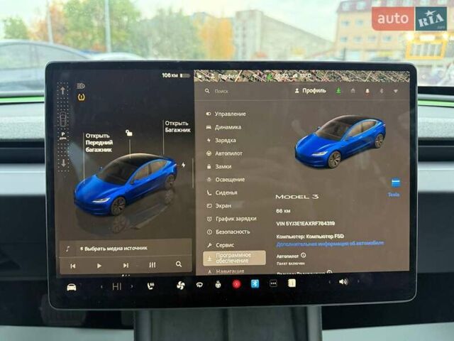 Синій Тесла Модель 3, об'ємом двигуна 0 л та пробігом 1 тис. км за 24900 $, фото 18 на Automoto.ua