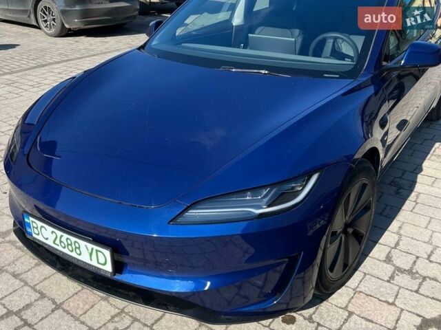 Синий Тесла Модель 3, объемом двигателя 0 л и пробегом 24 тыс. км за 28900 $, фото 1 на Automoto.ua