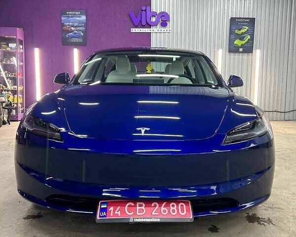 Синий Тесла Модель 3, объемом двигателя 0 л и пробегом 15 тыс. км за 29400 $, фото 1 на Automoto.ua