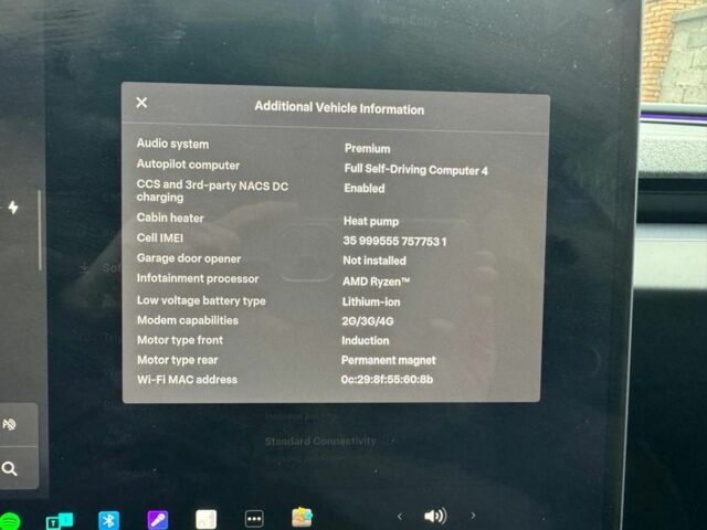 Синій Тесла Модель 3, об'ємом двигуна 0 л та пробігом 3 тис. км за 33000 $, фото 12 на Automoto.ua