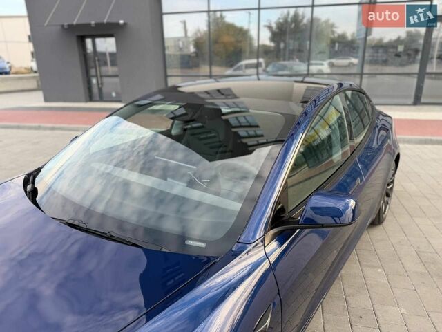 Синий Тесла Модель 3, объемом двигателя 0 л и пробегом 92 тыс. км за 26900 $, фото 16 на Automoto.ua