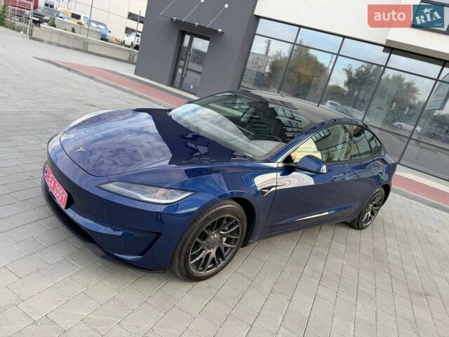 Синий Тесла Модель 3, объемом двигателя 0 л и пробегом 92 тыс. км за 26900 $, фото 1 на Automoto.ua