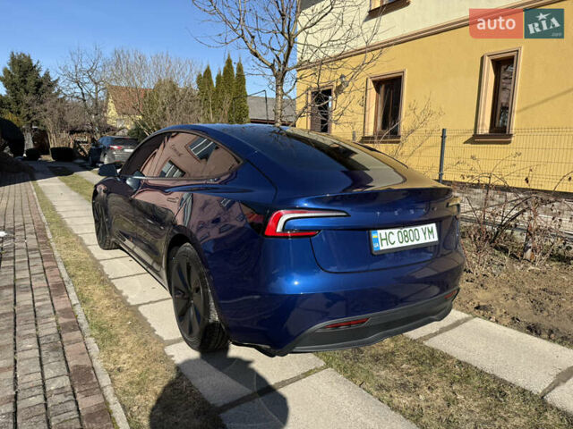 Синій Тесла Модель 3, об'ємом двигуна 0 л та пробігом 11 тис. км за 25200 $, фото 3 на Automoto.ua