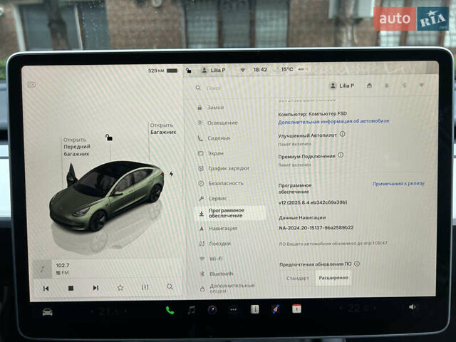 Зелений Тесла Модель 3, об'ємом двигуна 0 л та пробігом 23 тис. км за 25500 $, фото 30 на Automoto.ua