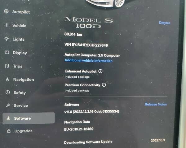 Белый Тесла Модель С, объемом двигателя 0 л и пробегом 81 тыс. км за 32900 $, фото 5 на Automoto.ua