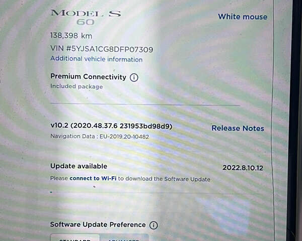 Белый Тесла Модель С, объемом двигателя 0 л и пробегом 139 тыс. км за 12500 $, фото 4 на Automoto.ua