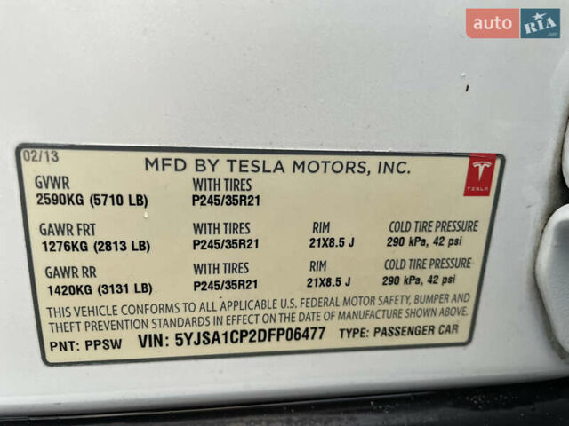 Белый Тесла Модель С, объемом двигателя 0 л и пробегом 210 тыс. км за 13100 $, фото 36 на Automoto.ua