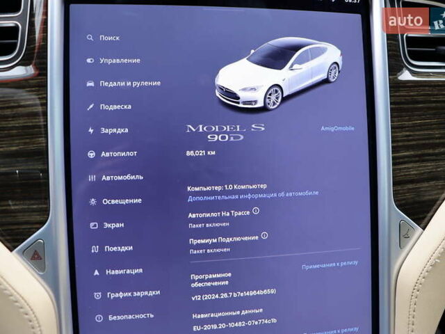 Тесла Модель С 2016 у Львові на Automoto.ua Білий Тесла Модель С, об'ємом двигуна 0 л та пробігом 86 тис. км за 20900 $, фото 26 на Automoto.ua