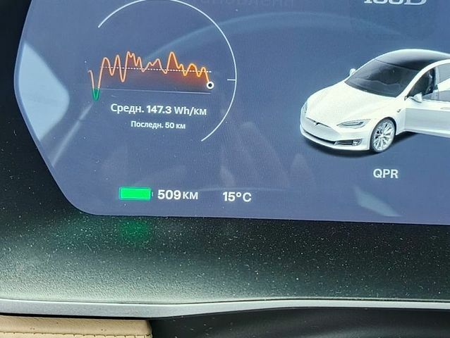Белый Тесла Модель С, объемом двигателя 0 л и пробегом 102 тыс. км за 18000 $, фото 6 на Automoto.ua
