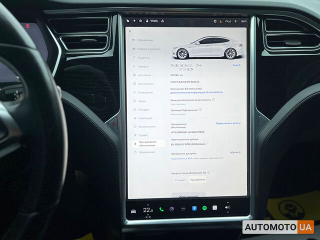Белый Тесла Модель С, объемом двигателя 75 л и пробегом 147 тыс. км за 26500 $, фото 13 на Automoto.ua