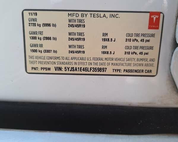 Белый Тесла Модель С, объемом двигателя 0 л и пробегом 139 тыс. км за 27700 $, фото 25 на Automoto.ua