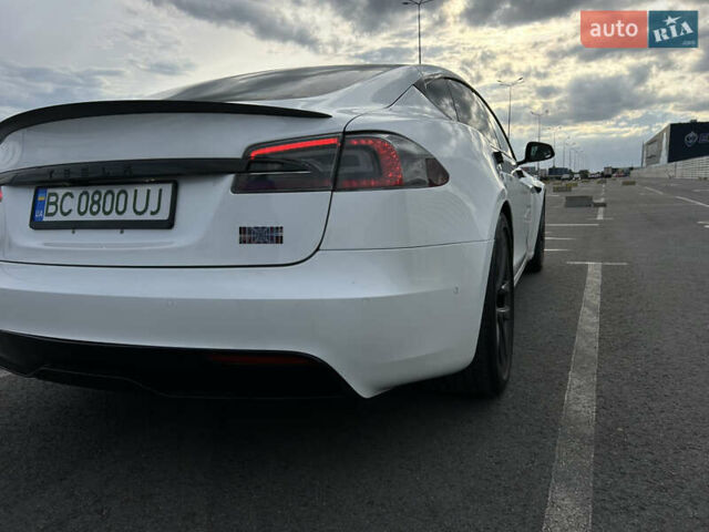 Тесла Модель С 2021 у Львові на Automoto.ua Білий Тесла Модель С, об'ємом двигуна 0 л та пробігом 49 тис. км за 41900 $, фото 1 на Automoto.ua