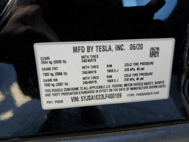 Черный Тесла Модель С, объемом двигателя 0 л и пробегом 148 тыс. км за 9900 $, фото 13 на Automoto.ua