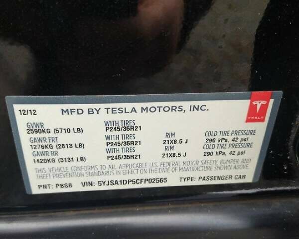 Черный Тесла Модель С, объемом двигателя 0 л и пробегом 190 тыс. км за 13200 $, фото 12 на Automoto.ua