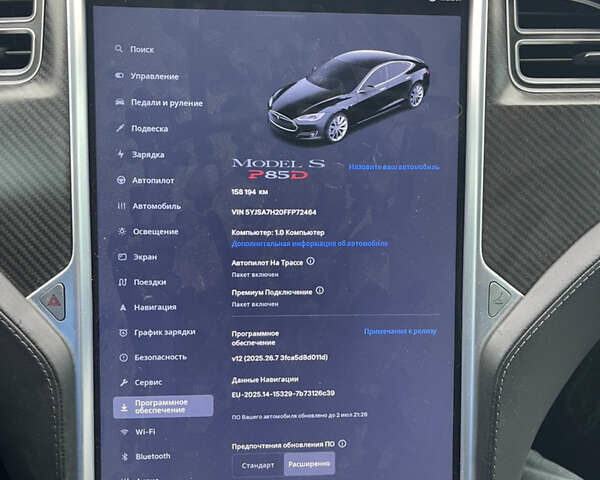 Чорний Тесла Модель С, об'ємом двигуна 0 л та пробігом 155 тис. км за 18350 $, фото 12 на Automoto.ua