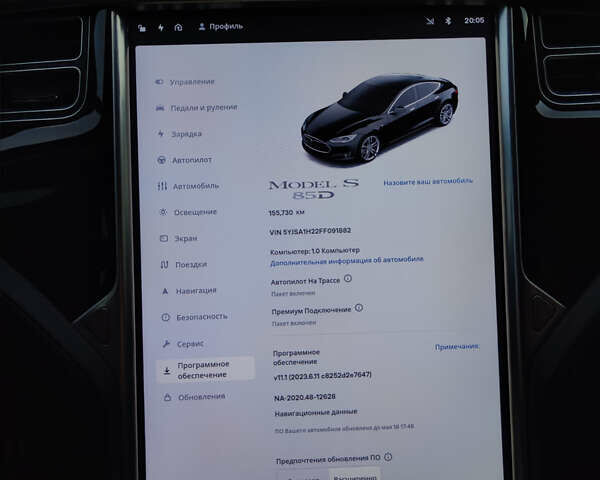 Чорний Тесла Модель С, об'ємом двигуна 0 л та пробігом 155 тис. км за 16850 $, фото 12 на Automoto.ua