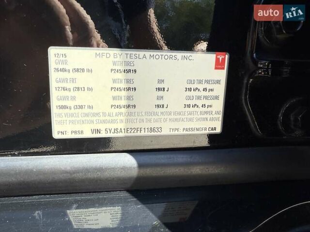 Чорний Тесла Модель С, об'ємом двигуна 0 л та пробігом 162 тис. км за 16500 $, фото 8 на Automoto.ua