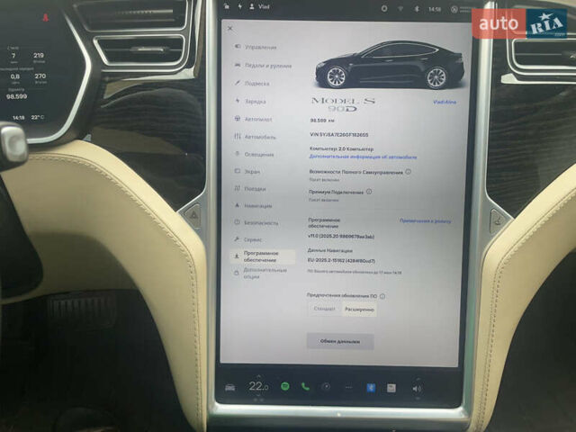 Черный Тесла Модель С, объемом двигателя 0 л и пробегом 99 тыс. км за 23000 $, фото 2 на Automoto.ua