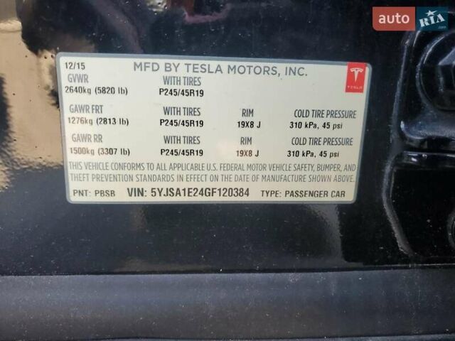 Чорний Тесла Модель С, об'ємом двигуна 0 л та пробігом 165 тис. км за 4500 $, фото 11 на Automoto.ua