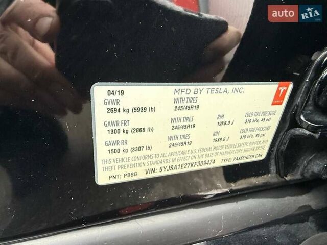 Чорний Тесла Модель С, об'ємом двигуна 0 л та пробігом 101 тис. км за 25499 $, фото 30 на Automoto.ua