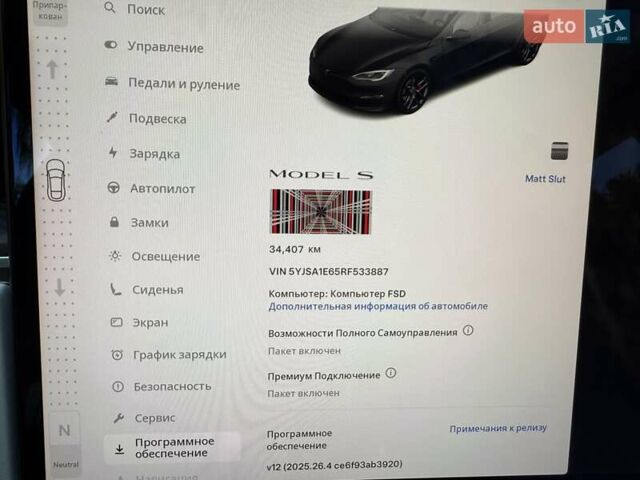 Чорний Тесла Модель С, об'ємом двигуна 0 л та пробігом 34 тис. км за 75000 $, фото 3 на Automoto.ua