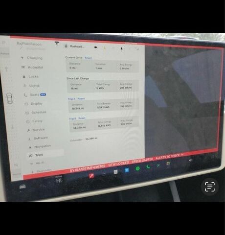 Красный Тесла Модель С, объемом двигателя 0 л и пробегом 54 тыс. км за 35000 $, фото 11 на Automoto.ua