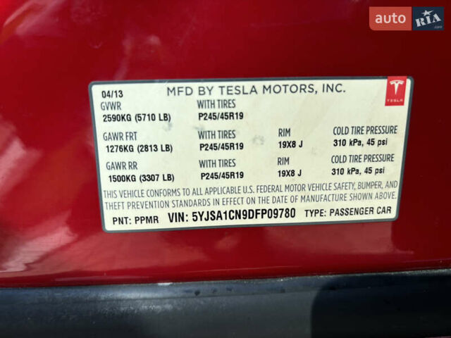 Червоний Тесла Модель С, об'ємом двигуна 0 л та пробігом 188 тис. км за 13900 $, фото 13 на Automoto.ua