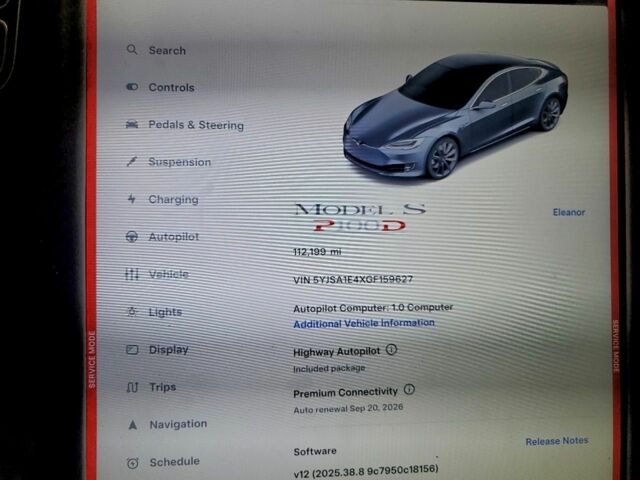 Серый Тесла Модель С, объемом двигателя 0 л и пробегом 195 тыс. км за 12300 $, фото 7 на Automoto.ua