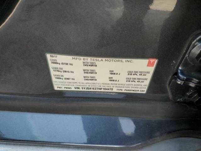 Сірий Тесла Модель С, об'ємом двигуна 0 л та пробігом 60 тис. км за 8000 $, фото 11 на Automoto.ua
