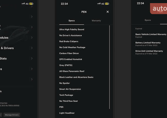 Сірий Тесла Модель С, об'ємом двигуна 0 л та пробігом 191 тис. км за 14900 $, фото 2 на Automoto.ua