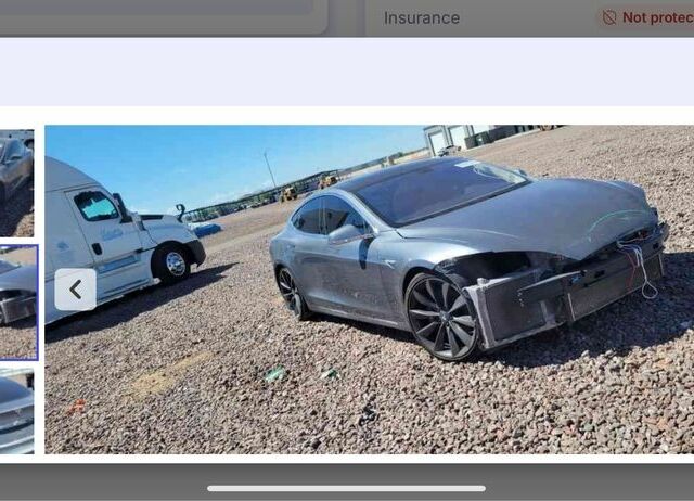 Сірий Тесла Модель С, об'ємом двигуна 0 л та пробігом 170 тис. км за 11900 $, фото 2 на Automoto.ua