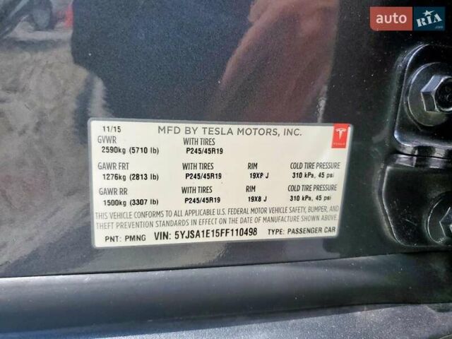 Серый Тесла Модель С, объемом двигателя 0 л и пробегом 53 тыс. км за 4150 $, фото 11 на Automoto.ua