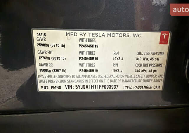 Тесла Модель С 2015 у Львові на Automoto.ua Сірий Тесла Модель С, об'ємом двигуна 0 л та пробігом 249 тис. км за 11000 $, фото 24 на Automoto.ua