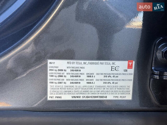 Тесла Модель С 2017 у Луцьку на Automoto.ua Сірий Тесла Модель С, об'ємом двигуна 0 л та пробігом 164 тис. км за 22111 $, фото 13 на Automoto.ua
