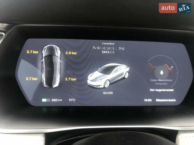 Сірий Тесла Модель С, об'ємом двигуна 0 л та пробігом 273 тис. км за 17200 $, фото 7 на Automoto.ua