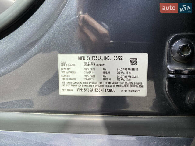 Сірий Тесла Модель С, об'ємом двигуна 0 л та пробігом 77 тис. км за 39900 $, фото 56 на Automoto.ua
