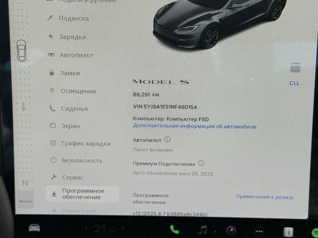 Серый Тесла Модель С, объемом двигателя 0 л и пробегом 74 тыс. км за 39900 $, фото 19 на Automoto.ua