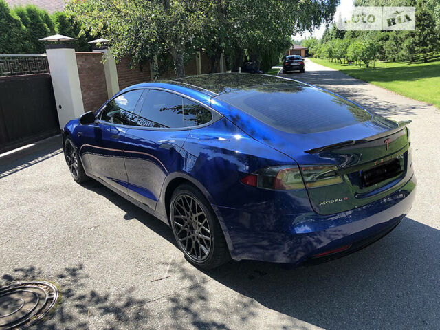 Синий Тесла Модель С, объемом двигателя 0 л и пробегом 105 тыс. км за 17500 $, фото 2 на Automoto.ua