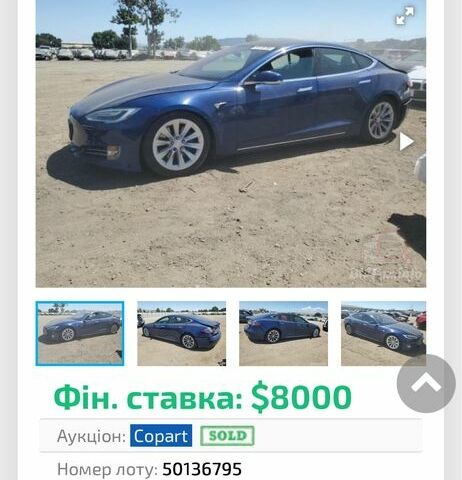 Тесла Модель С 2017 в Одессе на Automoto.ua Синий Тесла Модель С, объемом двигателя 0 л и пробегом 70 тыс. км за 9000 $, фото 7 на Automoto.ua