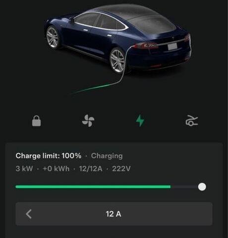 Синий Тесла Модель С, объемом двигателя 0 л и пробегом 178 тыс. км за 15000 $, фото 3 на Automoto.ua