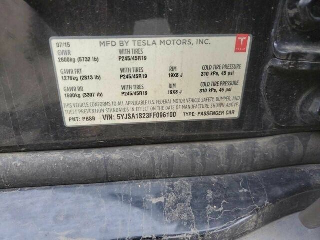 Синій Тесла Модель С, об'ємом двигуна 0 л та пробігом 58 тис. км за 3000 $, фото 11 на Automoto.ua