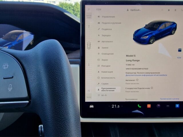 Синій Тесла Модель С, об'ємом двигуна 0 л та пробігом 18 тис. км за 55000 $, фото 5 на Automoto.ua
